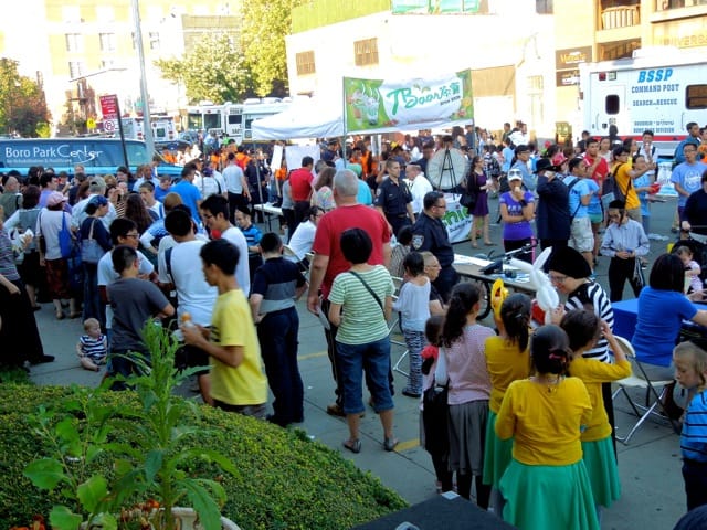 Community Celebrates National Night Out At The 66th Precinct With Rides, Petting Zoo, Chinese Dragons & More