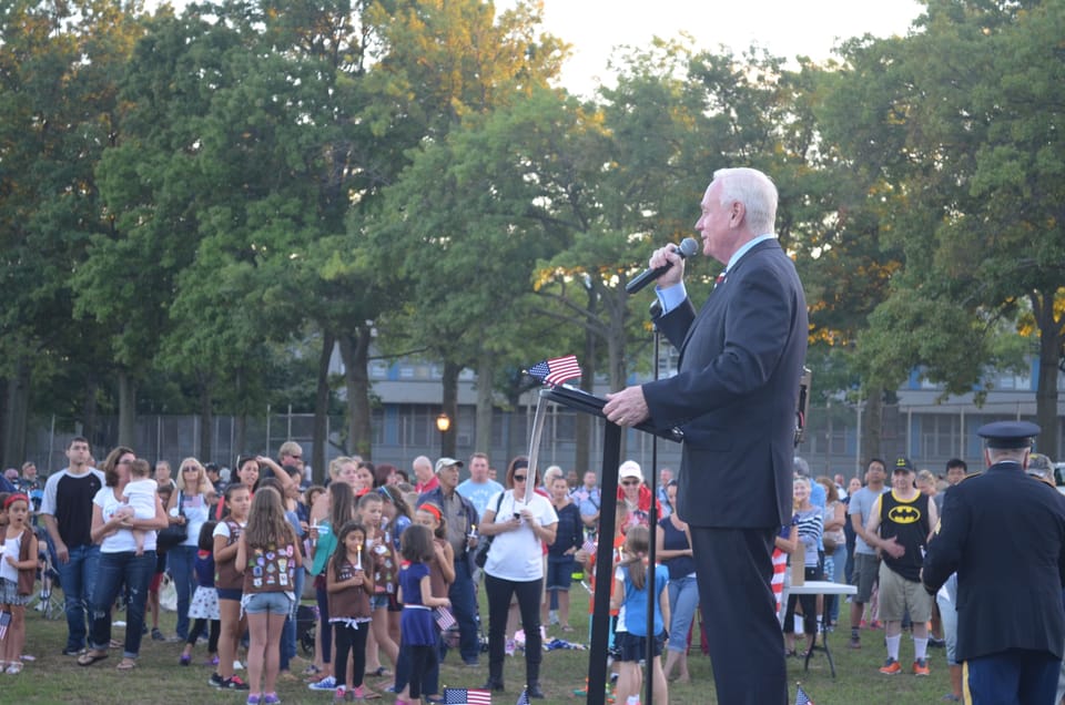 Hundreds Gather At Marine Park To Honor Lives Lost On 9/11