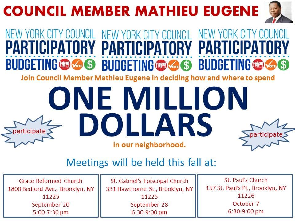 Have Your Say About Where The Money Goes With Participatory Budgeting