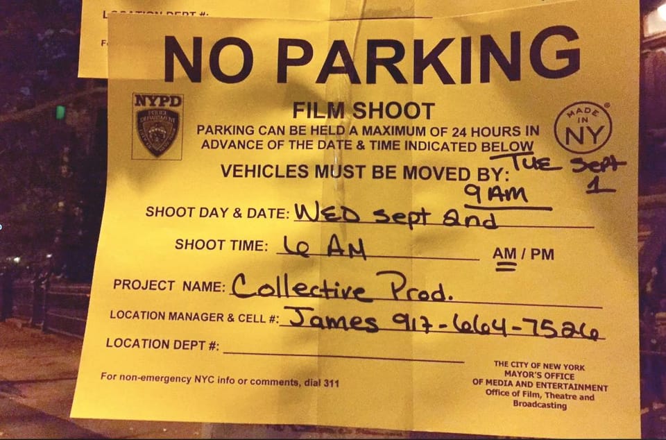 Parking On Park Place A Problem While Film Shoot Is Present