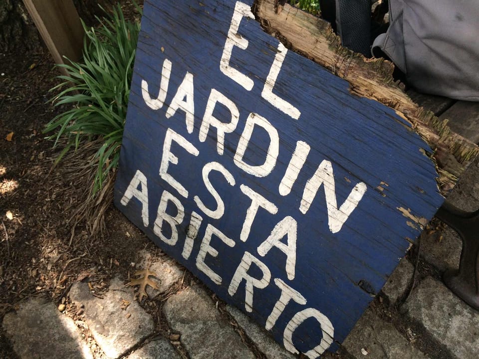 Photo Of The Day: El Jardin Esta Abierto