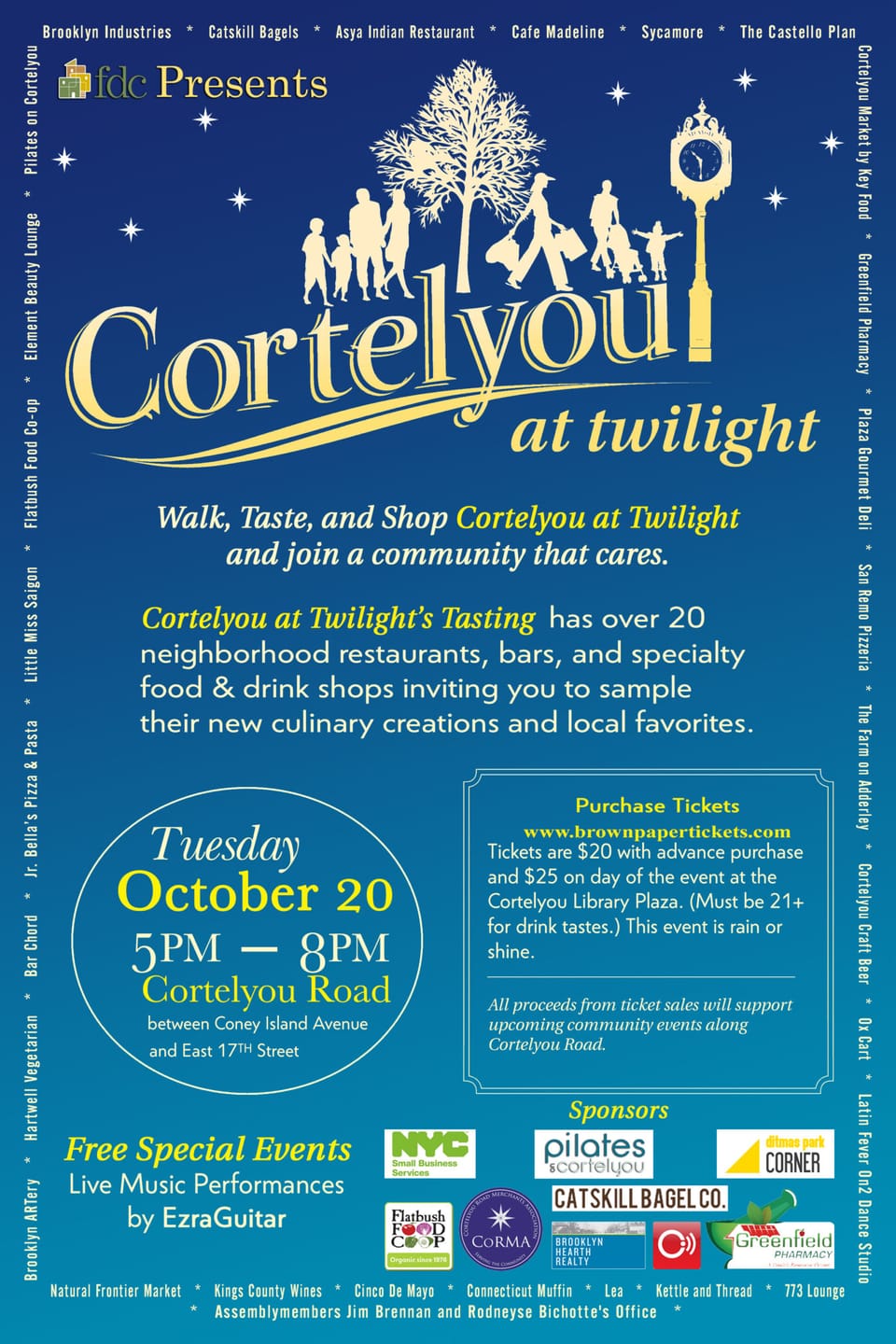 Support Local Businesses At Cortelyou At Twilight