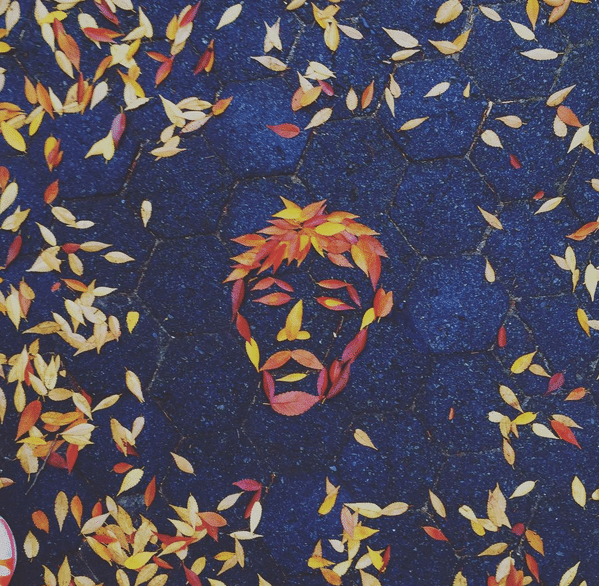 Photo Finish: Self-Portrait In Leaves