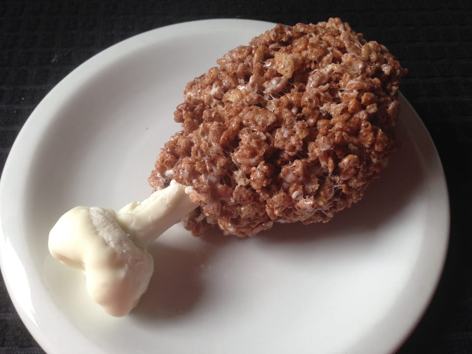 Celebrate Turkey Day With Turkey Leg Cocoa Krispies Treats