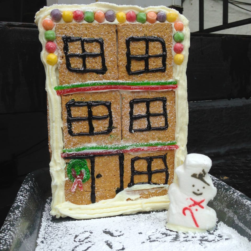 Show Your Brooklyn Pride With A Brownstone Gingerbread House