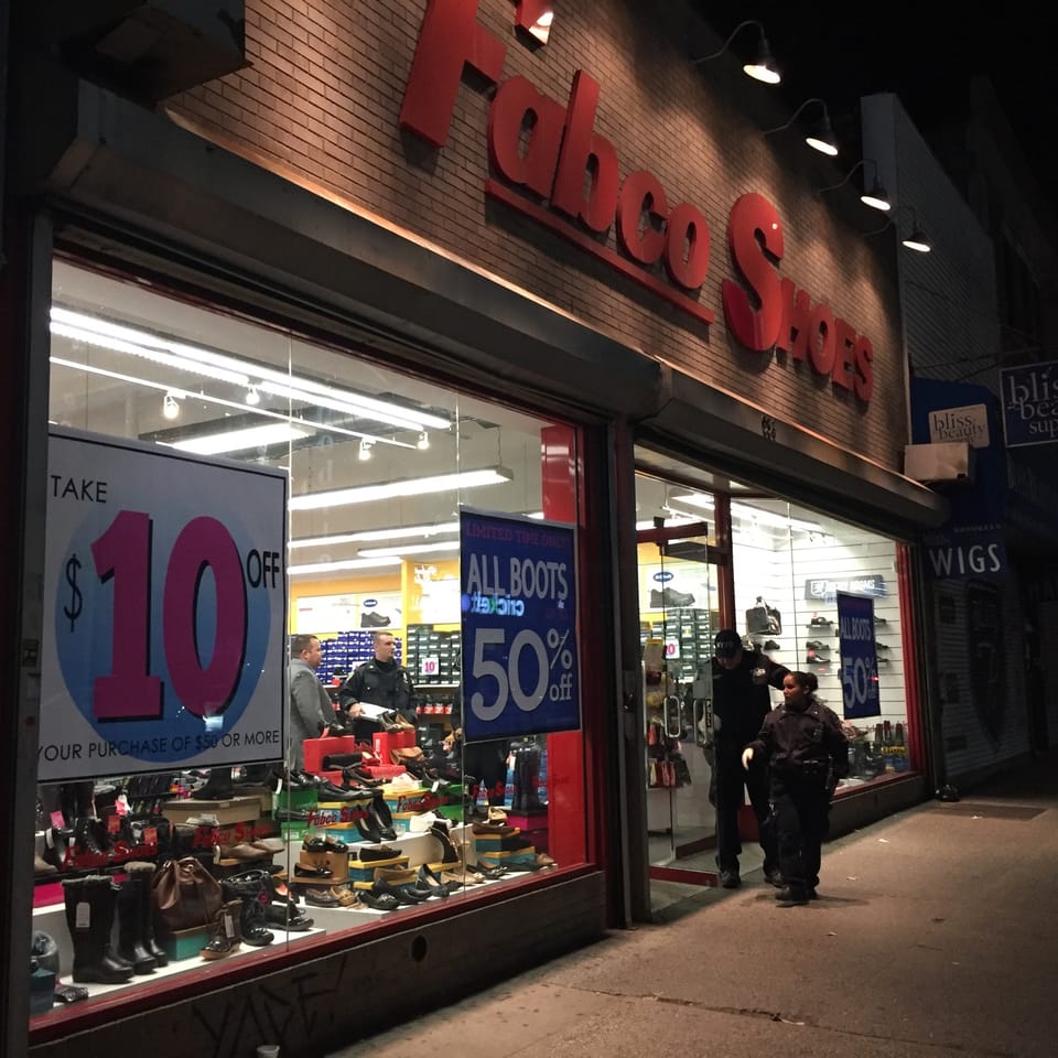 Robbery At Fabco Shoes On Flatbush Tuesday Night