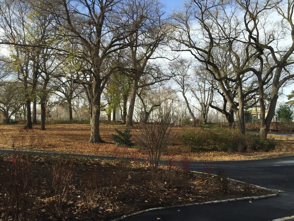 Welcome Back, Willoughby Avenue Entrance To Fort Greene Park!