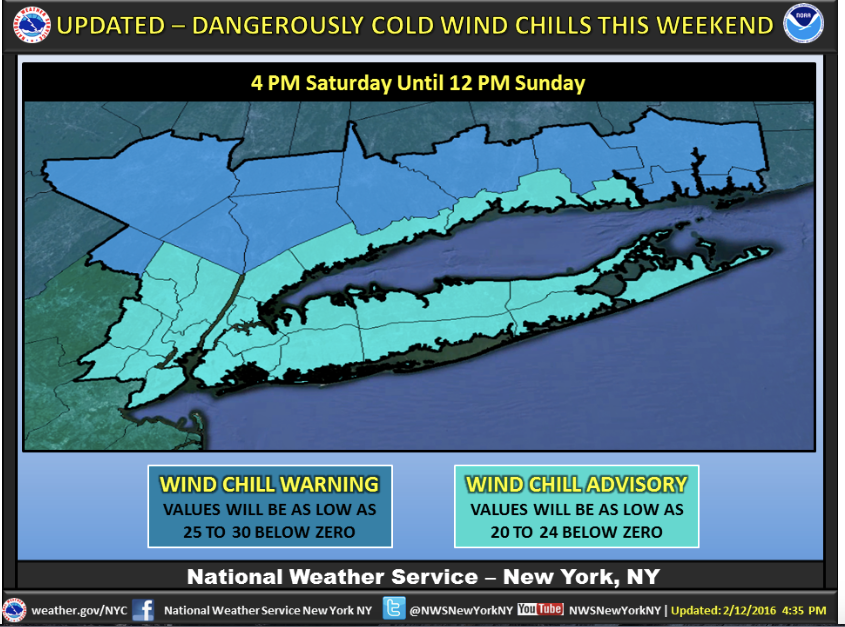 Flatbush: Prepare For Arctic Wind Chill Temps