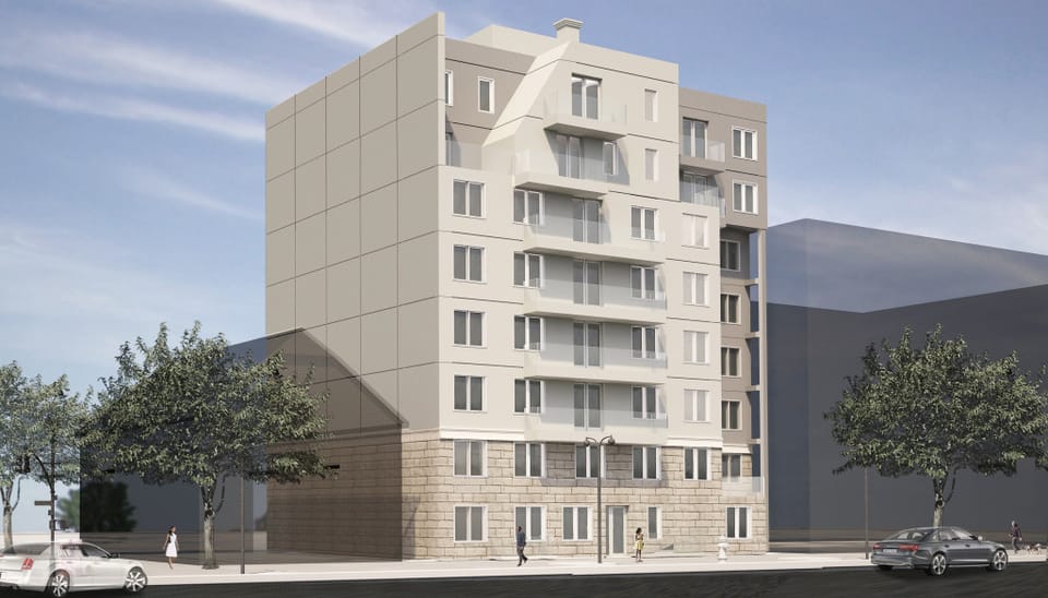 Renderings: Eight-Story Residential Building Coming To 168 Avenue P