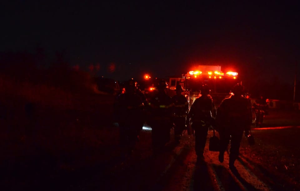 Brush Fire Ravages Marine Park’s Salt Marsh