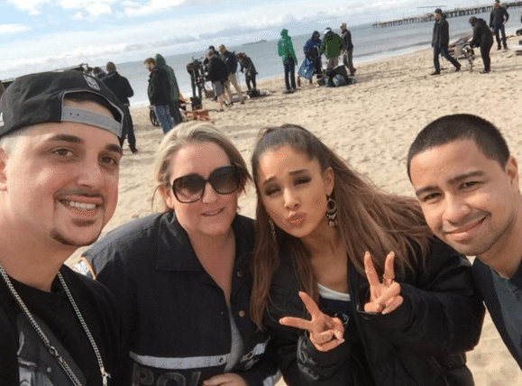 Ariana Grande & SNL Cast Filming In Coney Island