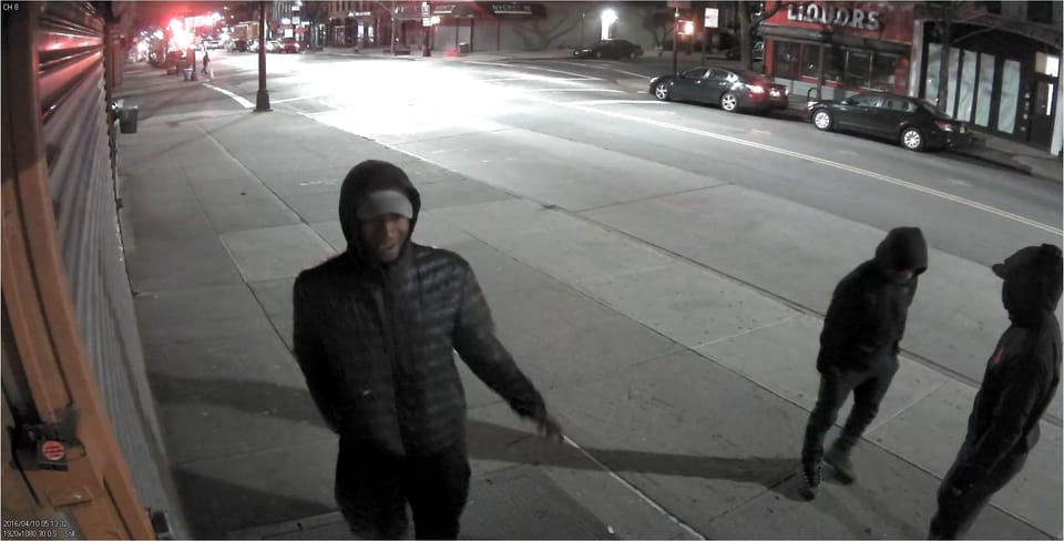 Three Burglars Hit Two Myrtle Avenue Businesses In A Row; Can You ID Them?