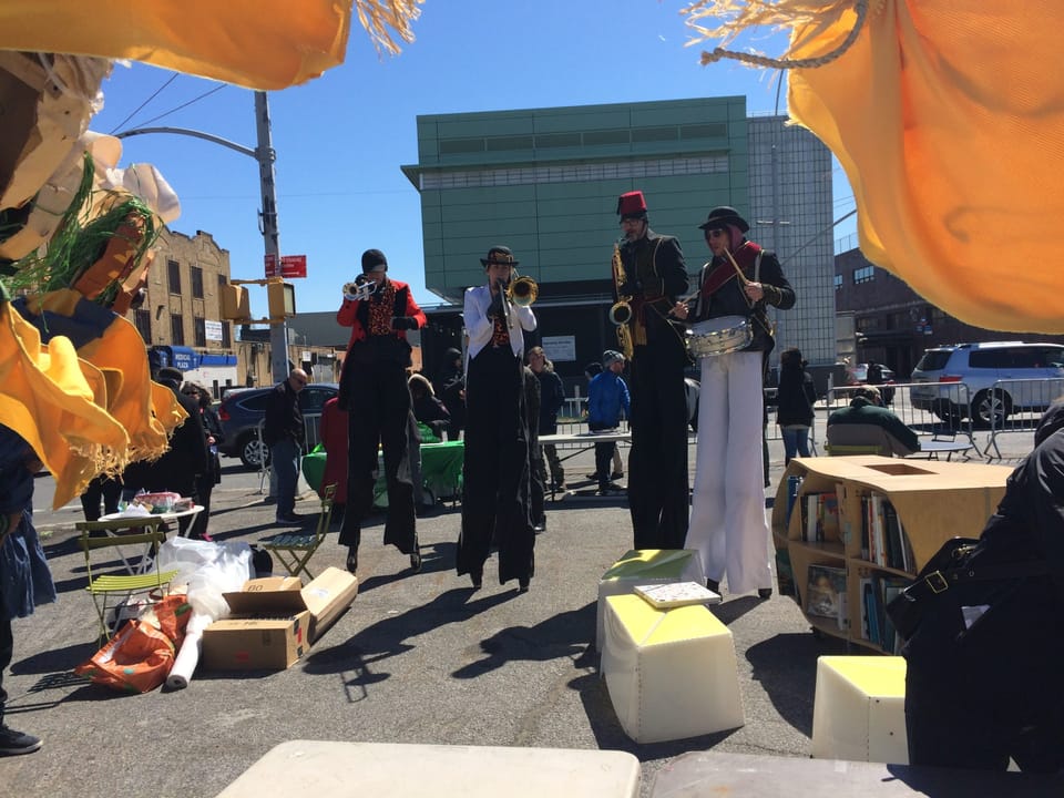 Neither Cold Or Wind Stopped Celebration Of Avenue C’s Anticipated New Plaza