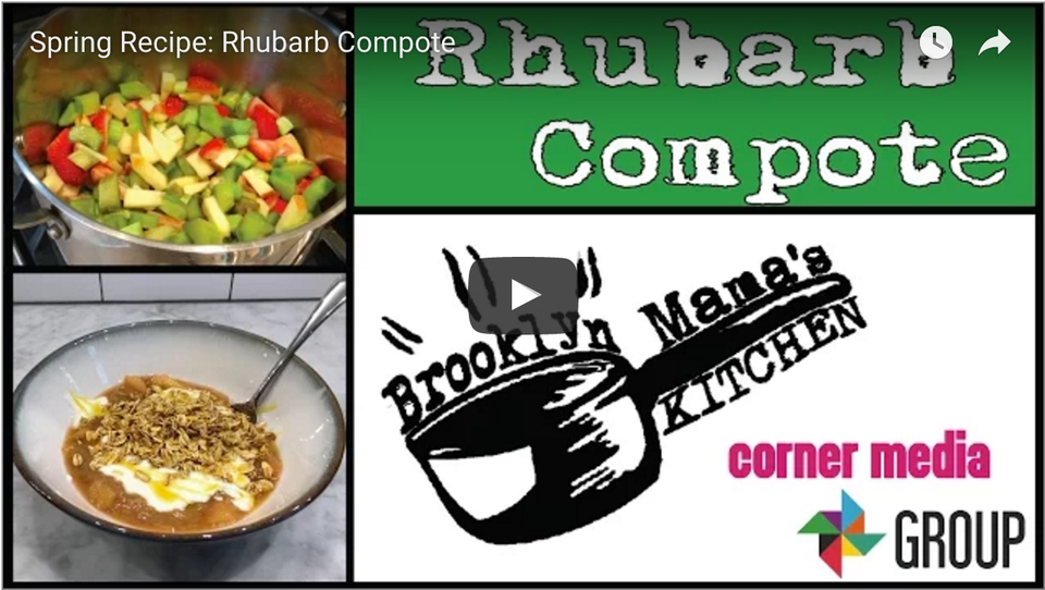 Greenmarket Recipe: Rhubarb Compote (VIDEO)