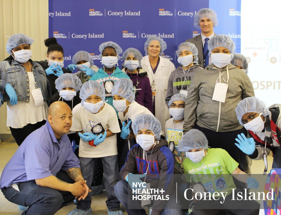 500 Elementary Students Visit Coney Island Hospital To Learn About Healthcare Professions