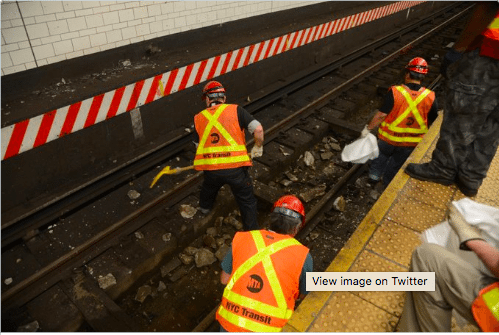 Head’s up! Falling Concrete At DeKalb Subway Station Caused Delays, According To MTA