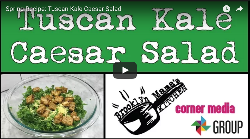 Greenmarket: Tuscan Kale Caesar Salad