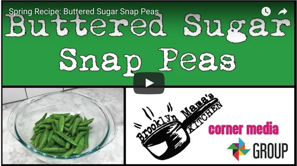 Recipe Of The Week: Buttered Sugar Snap Peas (VIDEO)