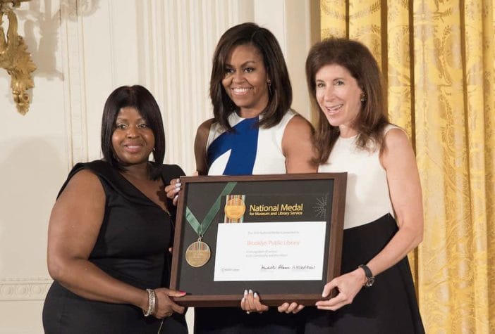 Brooklyn Public Library Honored By FLOTUS At White House Ceremony