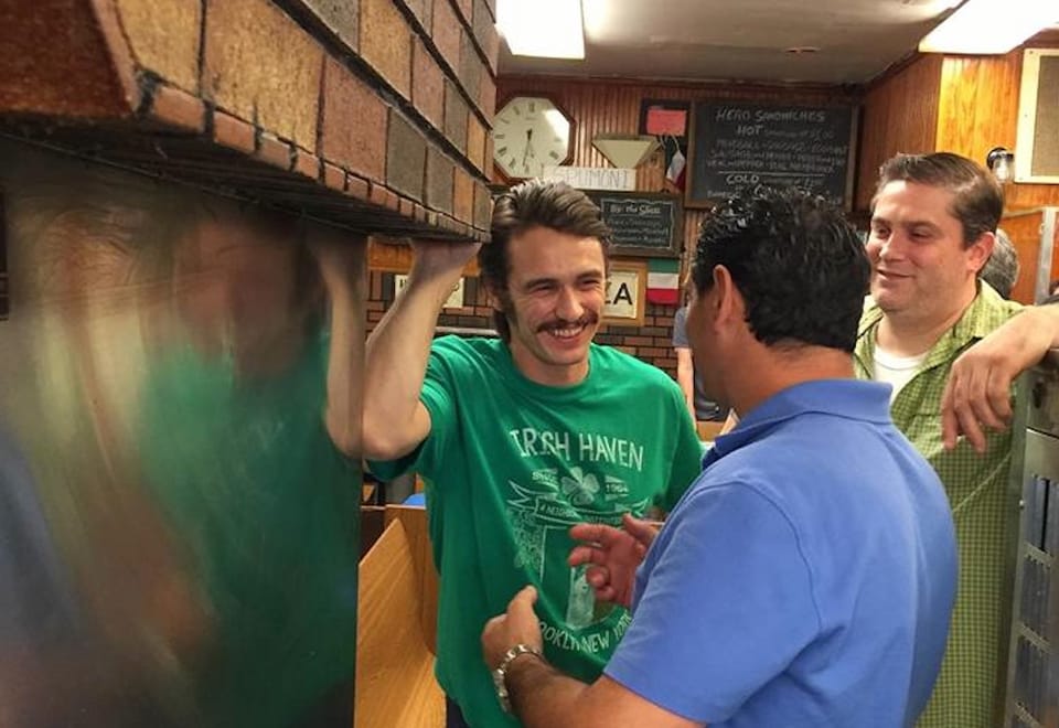 James Franco Spotted At Johnny’s Pizzeria And The Irish Haven For HBO Show