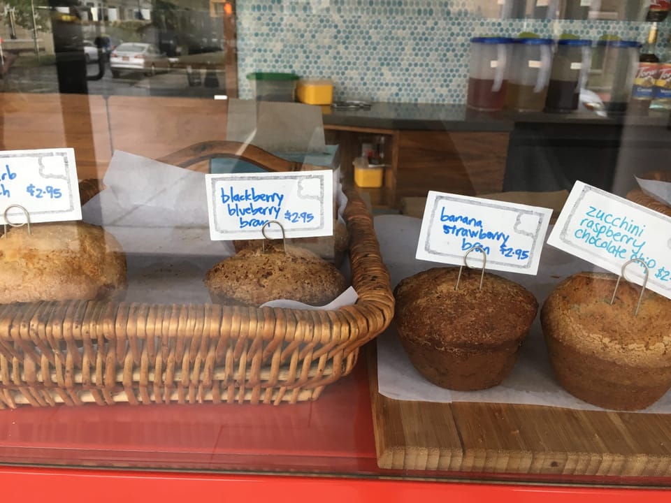 PLG Bite Of The Day: Pumpkin Apple Walnut Muffin At Blue Sky Bakery