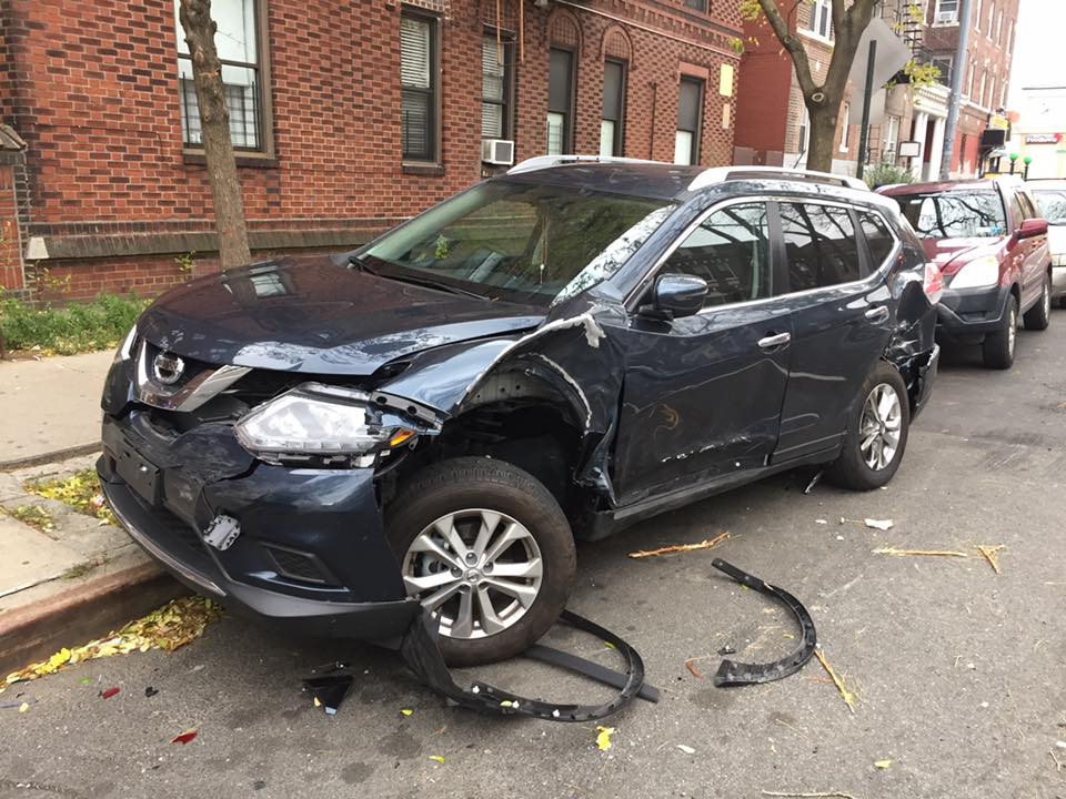 Hit-And-Run Leaves Car Smashed On Albemarle Road [Video]