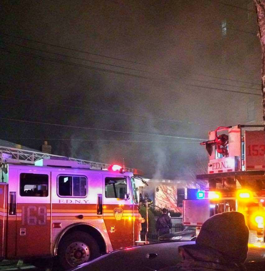 Watchdogs Battled Blaze On Avenue X Last Night