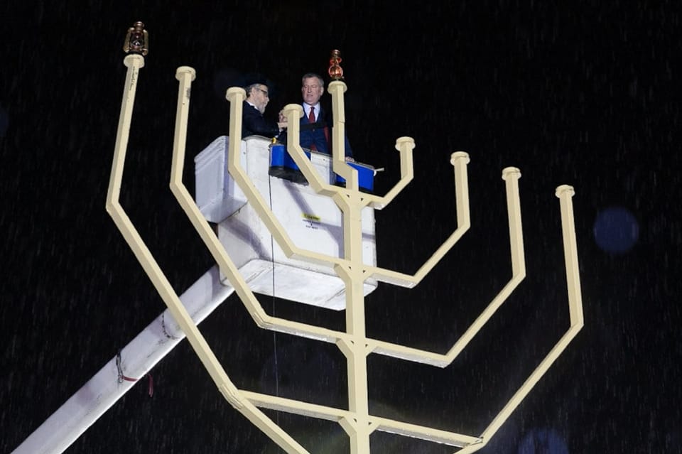 Brooklyn’s Massive Menorah At Grand Army Plaza Readies For Its Eight Nights Of Light