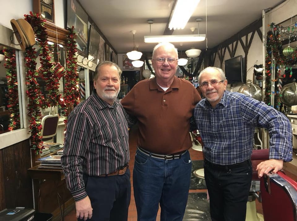 Shave And A Haircut — Plus A Sublime Holiday Window — At The Park Slope Barber