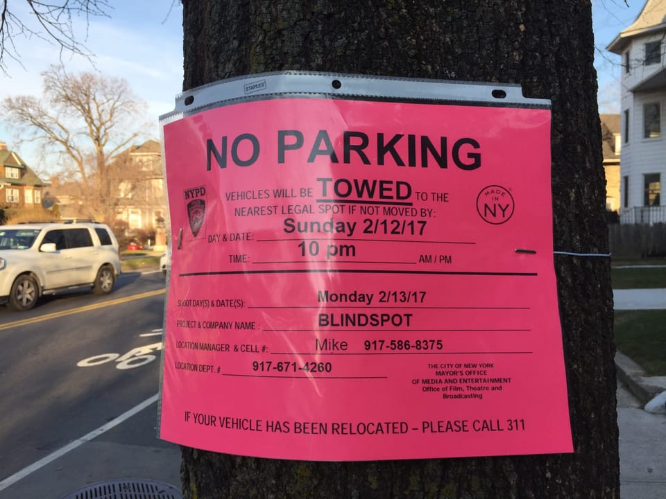 Blindspot Filming in Ditmas Park