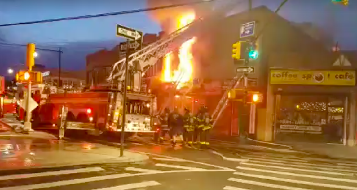 Fire Rips Through Apartment In Sheepshead Bay