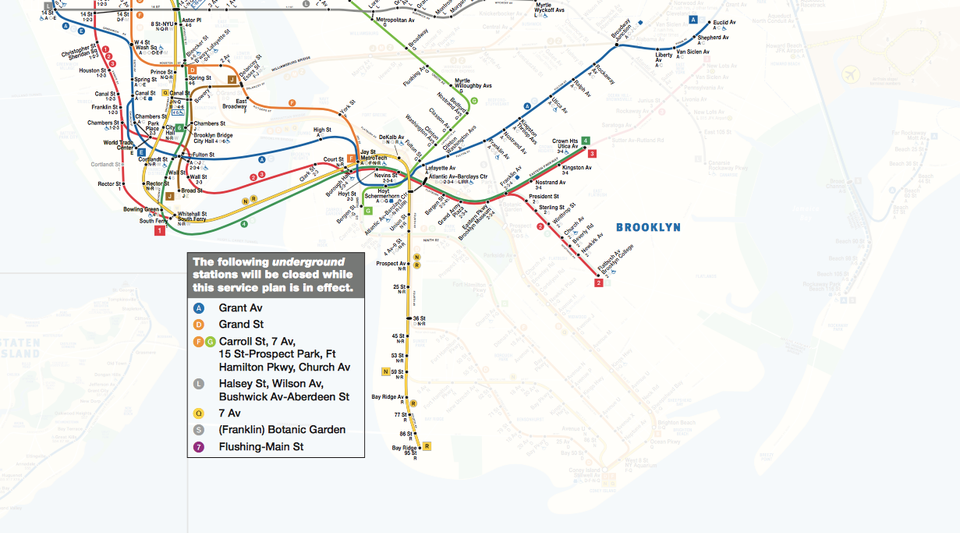 The Subway Sleeps In Southern Brooklyn This Morning