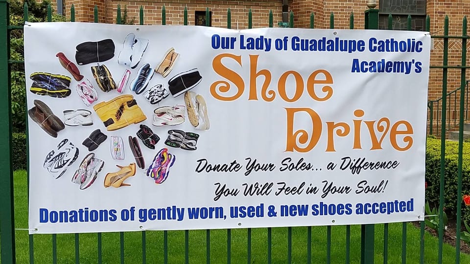 PSA: Our Lady of Guadalupe Catholic Academy’s Shoe Drive Needs More Shoes!