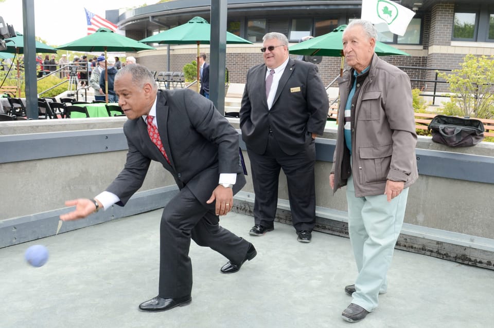 Parks Aren’t Just For Kids: New Ball Courts & Gym Gear Debut In Marine Park