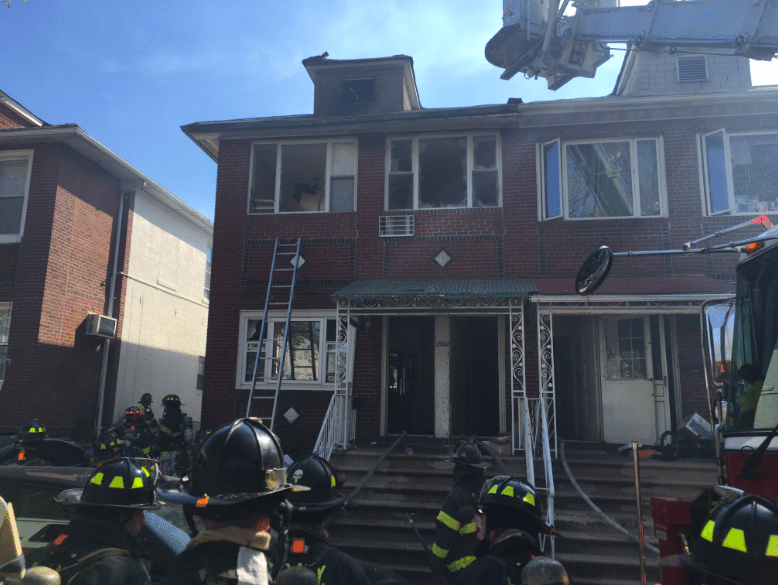 Bensonhurst House Fire Leaves One Person Seriously Injured