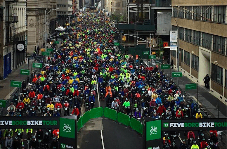 Expect Road Closures Sunday For The 5 Boro Bike Tour