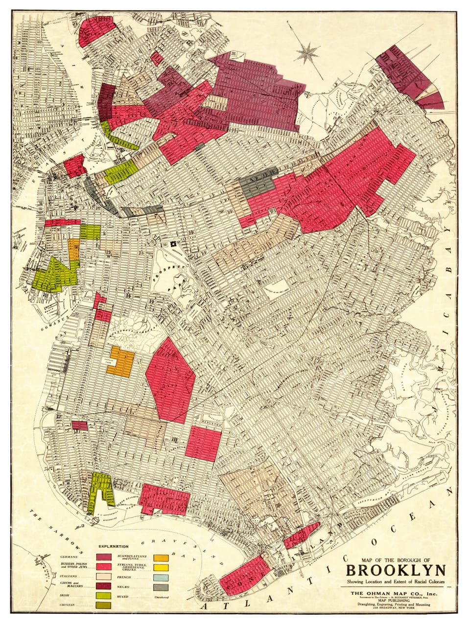 Seeing Red – How Much Has Brooklyn Changed Since This Map Was Published?