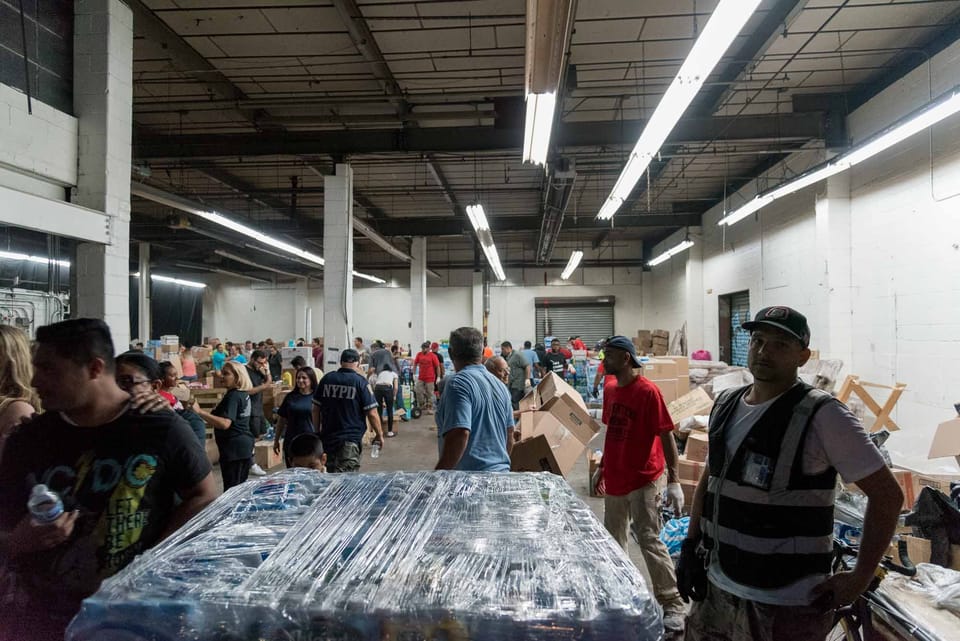 A Massive Outpouring Of Support In North Brooklyn For Puerto Rico Relief