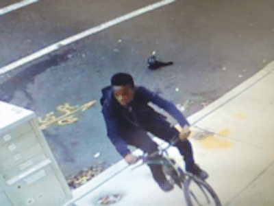 Teen Bicyclist Steals $3 From 9-Year-Old Boy At Bus Stop