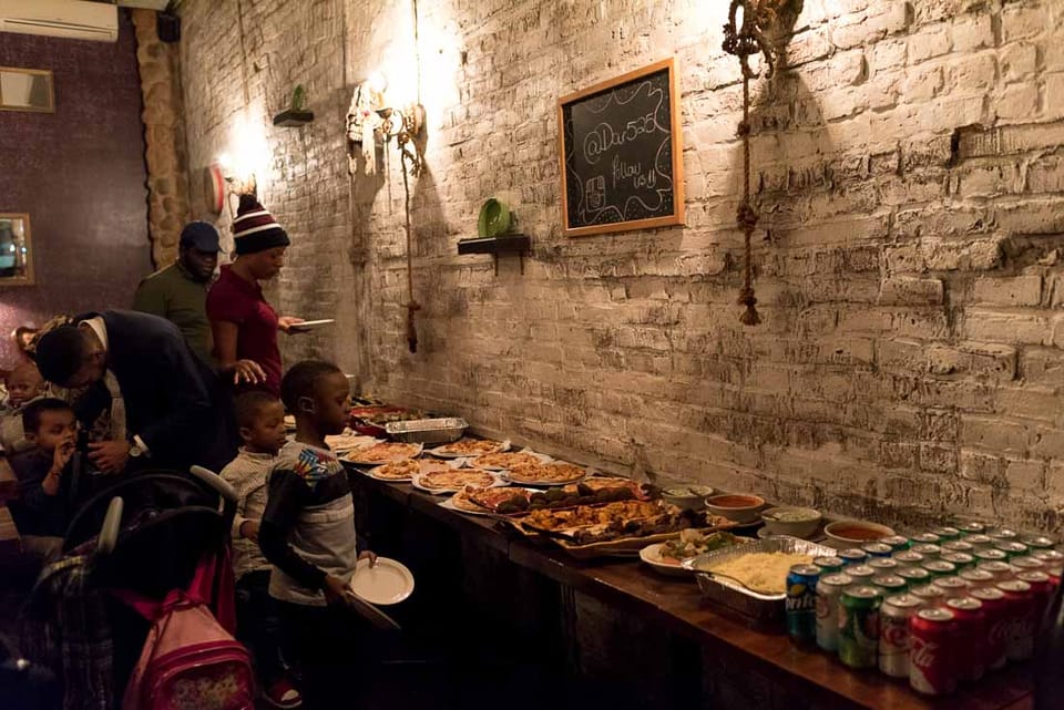 A Welcome Dinner For Hotel Shelter Residents In Williamsburg