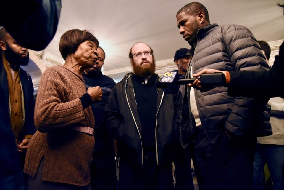 Flatbush Community Gathers to Protest Eviction of Octogenarian Tenant