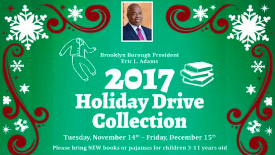 Donate Children’s Books And Pajamas At Holiday Drive Sites Around Brooklyn