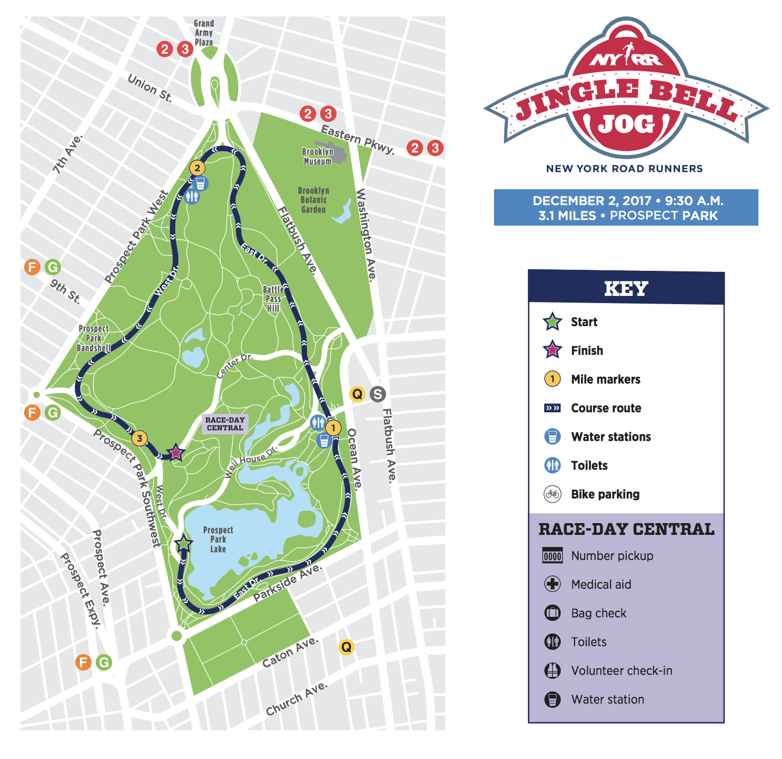 Watch Out: Jingle Bell Jog at Prospect Park On Saturday