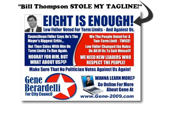 gene berardelli thompson stole slogan