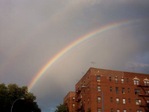 Rainbow over Sheepshead Bay Apartments