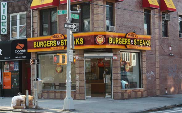 maxs burger and steaks ave x sheepshead bay gravesend