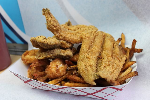 Fish & Shrimp & Chips Basket