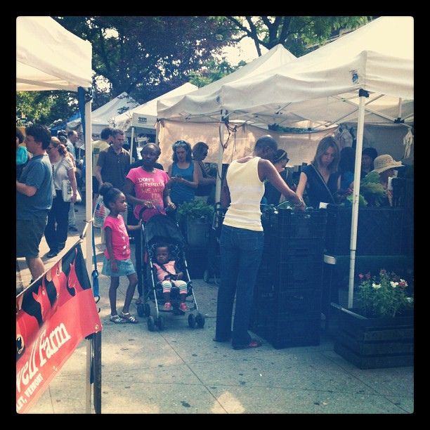 Went out for a walk. Stumbled upon a greenmarket.