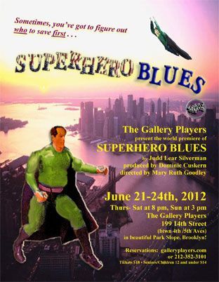 “Superhero Blues” Opens Tonight at The Gallery Players