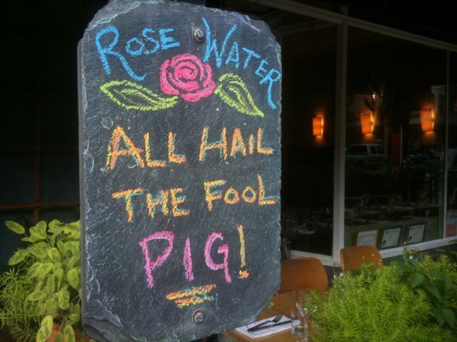 Rose Water Gets Piggy Wit It